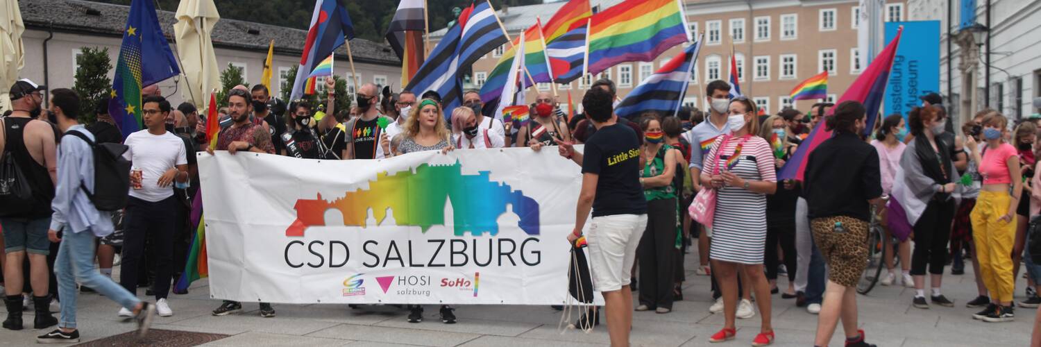 CSD Salzburg 2020 - Mozartplatz | © gaysalzburg.at
