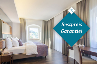 Hotelzimmer mit Blick auf die Festung Hohensalzburg | © Imlauer Hotel Pitter Salzburg