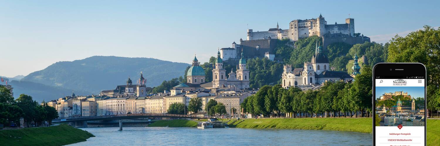 Blick zur Festung Hohensalzburg | © Tourismus Salzburg GmbH / G. Breitegger