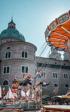 Der Kettenprater am Rupertikirtag in Salzburg | © Tourismus Salzburg