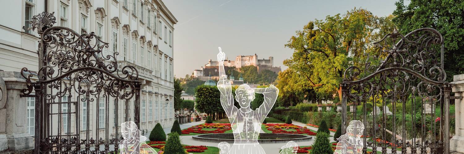 One of the Most Famous Scenes from "The Sound of Music" | © Tourismus Salzburg GmbH, Foto: Patrick Langwallner