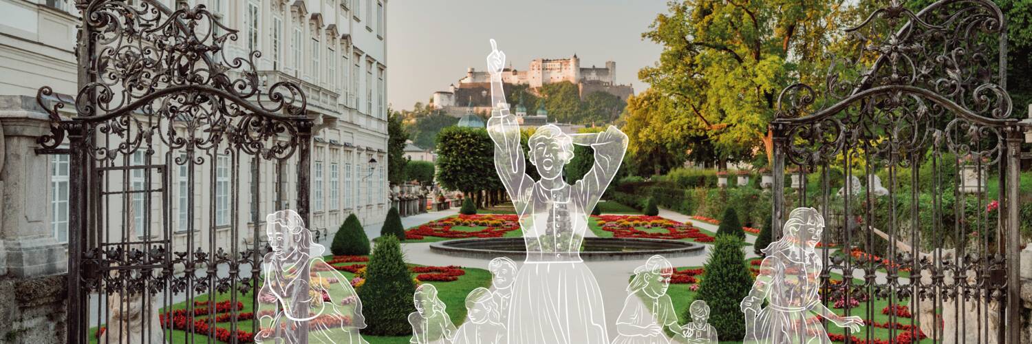 One of the Most Famous Scenes from "The Sound of Music" | © Tourismus Salzburg GmbH, Foto: Patrick Langwallner