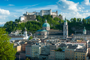 Blick auf die Altstadt mit Festung Hohensalzburg | © Tourismus Salzburg GmbH / G.Breitegger