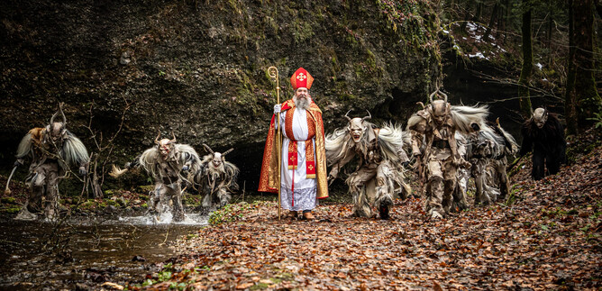 Die Zwiedan mit Nikolaus | © Die Zwiedan Elixhausen