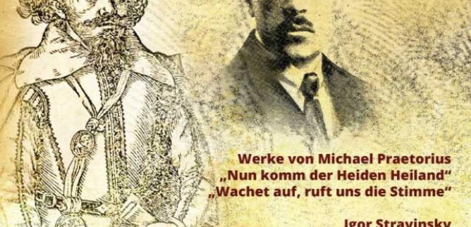 Ein Plakat für ein Adventskonzert in der Kajetanerkirche Salzburg. Es zeigt Illustrationen und Informationen zu den verwendeten Werken und Künstlern. | © IMP