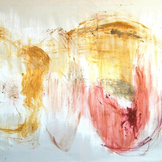 Umělecký portrét ženy s kreativním, duchovním designem v pozadí. Dole je text „PANORAMA“ a popisuje výstavu v Salzburgu. | © Anna Ottmann