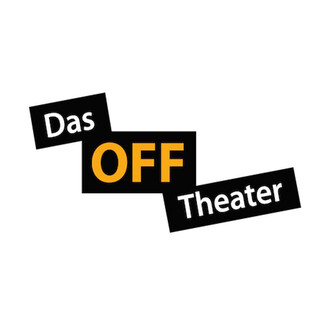 A simple logo of the OFF Theater. It combines black and orange lettering on a white background.