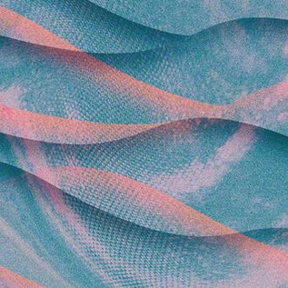 Egy absztrakt ábrázolás hullámformájú mintákkal kék és rózsaszín árnyalatokban. A színátmenetek lágy és harmonikus hatást keltenek. | © Toihaus