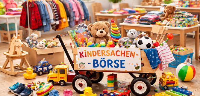 Kindersachenbörse | © Symbolbild KI-generiert