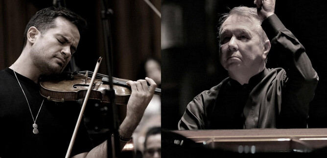 A talented pianist sits at an open grand piano in a concert hall. Her gaze is focused and she radiates enthusiasm for the music. | © recreation Event GmbH