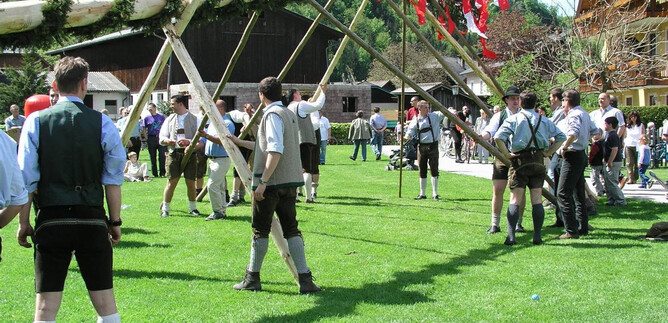 Maibaum | © Landjugend Grödig