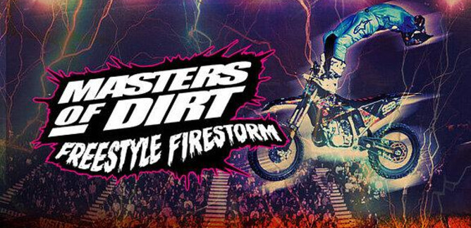 A rider impressively jumps through the air on a motorcycle. In the background, an enthusiastic audience and colorful light effects can be seen. | © Fechter Management & Verlag GmbH