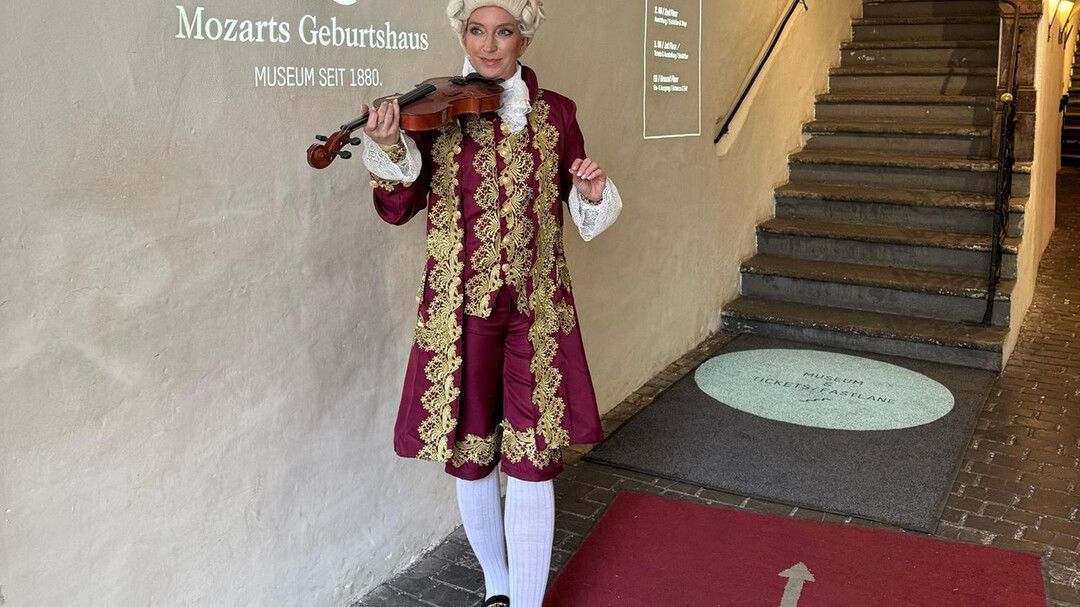 With Mozart through Salzburg – A city tour of a special kind in