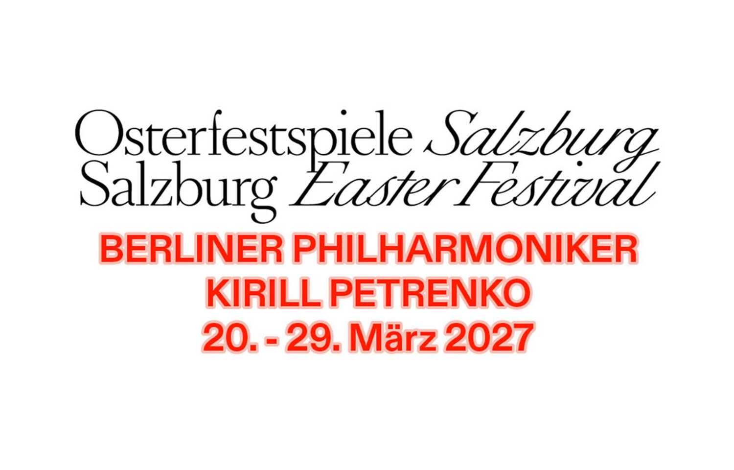 Easter Festival Salzburg 2027 - Chamber Concert V : salzburg.info