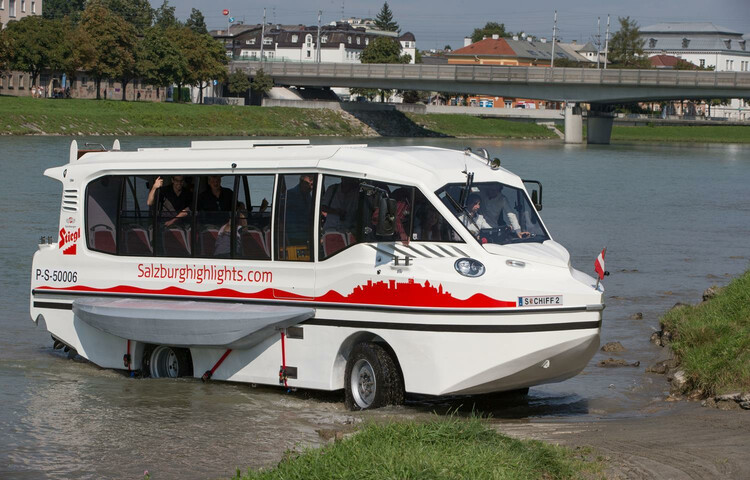 amphibious bus | © Salzburg Highlights, Neumayr