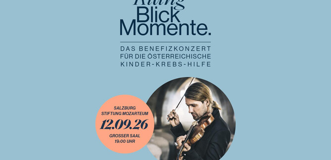 KlangBlickMomente mit Special Guest David Garrett | © KlangBlickMomente