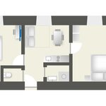 Photo of Hotel suite, shower, toilet, 2 bed rooms