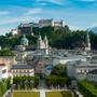 Mirabellgarten mit Blick über den Mönchsberg | © Tourismus Salzburg GmbH