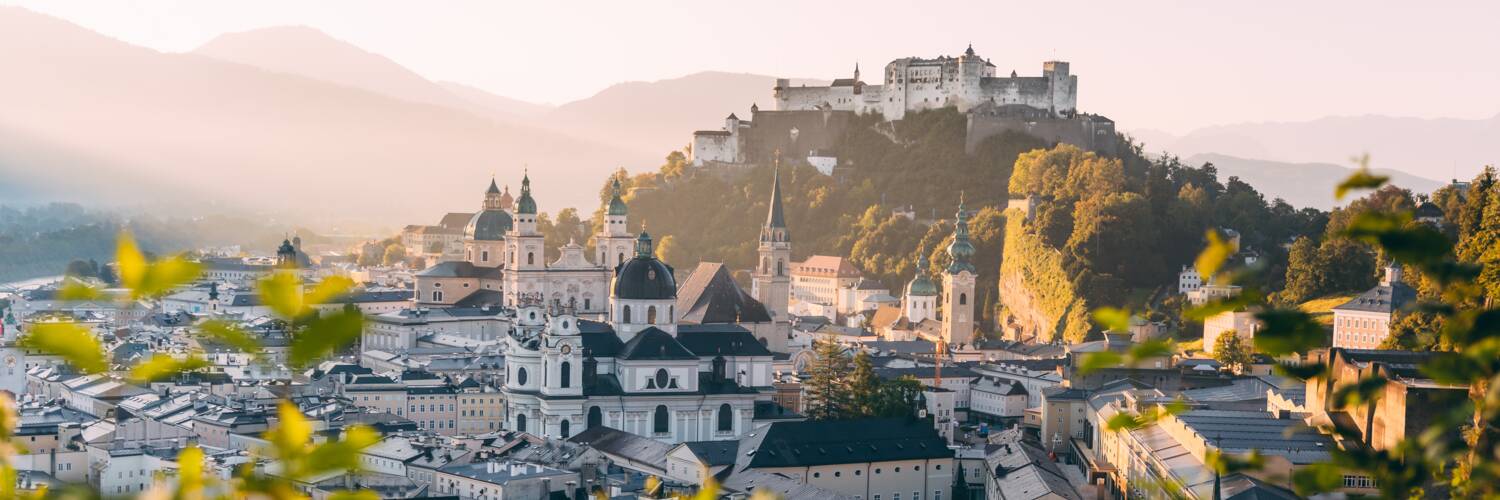 View from Mönchsberg on the old town of salzburg | © TSG Tourismus Salzburg GmbH / S.Scheichl