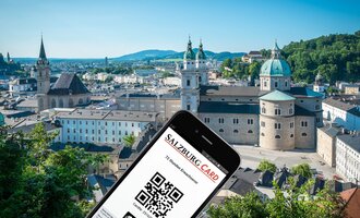 The digital Salzburg Card on your mobile phone | © Tourismus Salzburg GmbH / G. Breitegger The digital Salzburg Card on your mobile phone | © Tourismus Salzburg GmbH / G. Breitegger